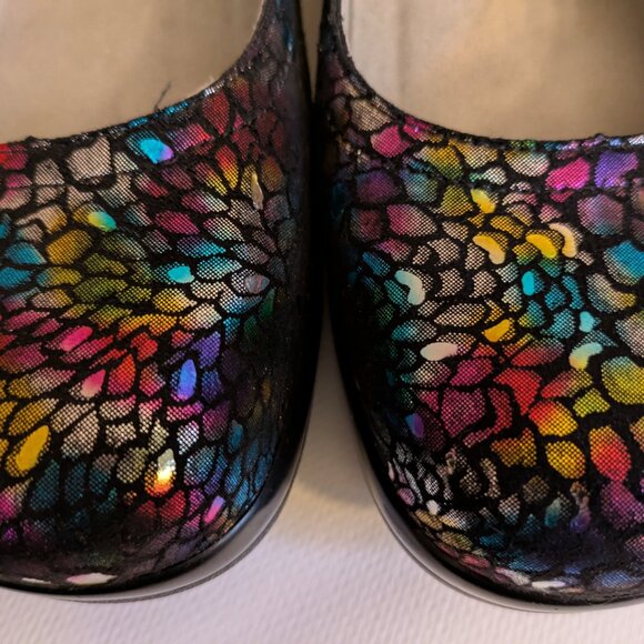 NEW Alegria Kourtney Minnow Rainbow Mary Jane Shoes, size 42 / US women’s 11.5 - Picture 1 of 5